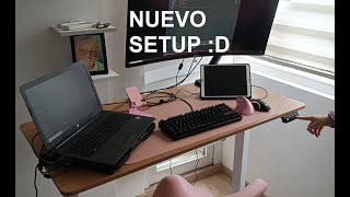 Escritorio Eléctrico Ajustable  Unboxing y reseña [upl. by Arriek212]