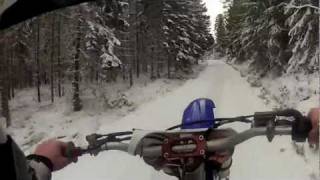 YZ450F  In The Woods GoPro HD Hero 2 [upl. by Oam]