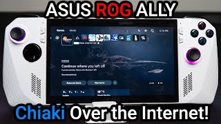 ROG Ally PS5 Remote Play 🎮 Play Chiaki out of Network 🛜 [upl. by Margarida584]