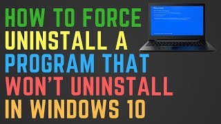 How To Delete Apps On Windows 10 [upl. by Minni894]