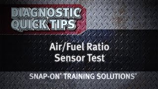 AirFuel Ratio Sensor Test Diagnostic Quick Tips  Snapon Training Solutions® [upl. by Perpetua]