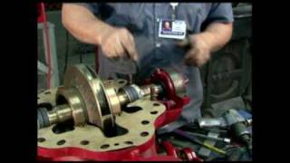 Horizontal Split Case Pump Assembly Video by Peerless Pump [upl. by Ydisahc132]