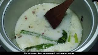 Resepi Nasi Lemak Guna Rice Cooker [upl. by Dang]