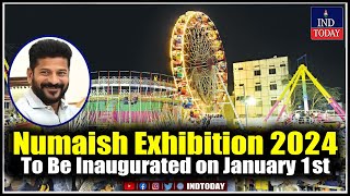 Numaish Exhibition Set to Kick Off in Hyderabad on 1st January 2024  IND Today [upl. by Arahk]