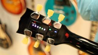 NAMM 2014  Gibson Les Paul Peace Automatic Tuning Guitar  AudioSavingscom [upl. by Htebzil]