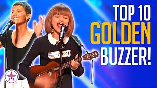 Top 10 GOLDEN BUZZER Singers EVER Whos Your Favorite [upl. by Grizelda374]