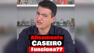 ALISAMENTO DE CABELO CASEIRO FUNCIONA [upl. by Aiasi375]