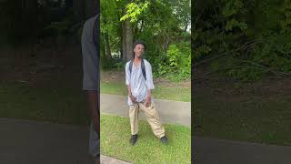 🤣 how it be when you wear big as uniform to school 🤣 shorts shortvideo shortsviral [upl. by Carlstrom]