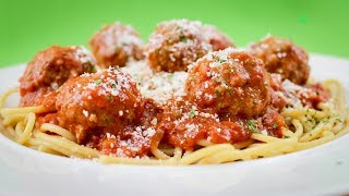 Spaghetti with Meatballs Stop Motion Cooking [upl. by Nuahsyd]