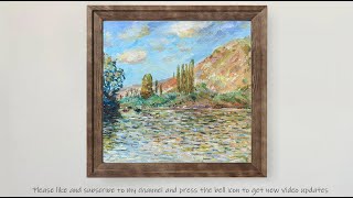 Easy Monet Painting for Beginners  Impressionist Landscape  Acrylic [upl. by Karita]