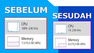 Tips Mengatasi Penggunaan CPU 100 Pada Windows 10 [upl. by Arinaj]