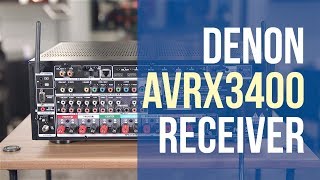 Denon Receiver AVR X3400H Overview [upl. by Ereveneug237]