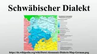 Schwäbischer Dialekt [upl. by Glogau266]