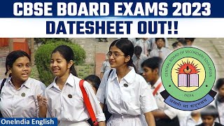 CBSE Class 10  12 Datesheet 2024 Released Check the updates on CBSE datesheet  Oneindia [upl. by Telrahc]