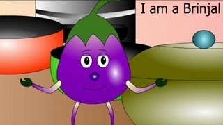 Brinjal  Vegetable Rhymes  English [upl. by Jonny318]