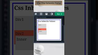 𝐂𝐬𝐬 𝐓𝐡𝐞 𝐈𝐧𝐡𝐞𝐫𝐢𝐭 𝐕𝐚𝐥𝐮𝐞𝐬  css inherit value html css3 html5 design web Educationslearning [upl. by Oneil]