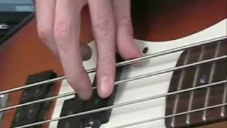 Bass Fingerstyle Picking Hand Basic Setup [upl. by Nilak]