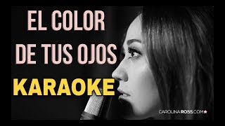 El Color De Tus Ojos  Banda MS  Karaoke Acustico Piano  Carolina ross [upl. by Bowrah]