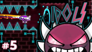 DÍA 5 JUGANDO IDOLS HASTA PASARMELO EXTREME DEMON 42  geometrydash 22 [upl. by Odilo]