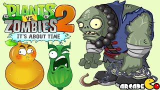 Plants Vs Zombies 2 Kung Fu World Qi Gong Master Gargantuar New Zombie Nunchakus [upl. by Trenton]