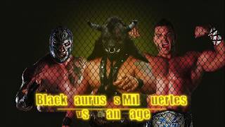 Mil Muertes vs Brian Cage vs Black Taurus [upl. by Cissiee]