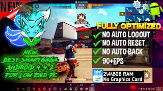 New Smartgaga 14 Lite Best Version For Free Fire OB45 Update  Smartgaga Low End PC Best Emulator [upl. by Nede]