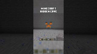 Hidden Secret Cave in Minecraft minecraft minecraftcreative viral fyp foryou minecrafthumor [upl. by Alamaj]