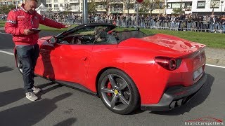 Ferrari Portofino  Launch Control amp Acceleration Sounds [upl. by Nicoline]