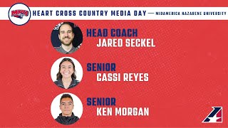 MidAmerica Nazarene University  2024 Heart Cross Country Media Day [upl. by Neltiac]