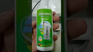 Odomos mosquito Natural spray [upl. by Ellerey]