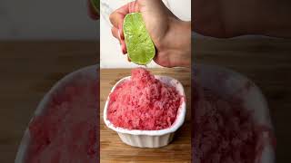 The absolute best kitchen hack I’ve ever tried watermelon shavedice shorts [upl. by Orteip]