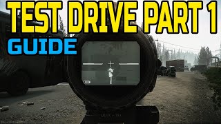 Test Drive Part 1 Escape from Tarkov Quest Guide  M1A with REAP IR Thermal [upl. by Ellehcit]