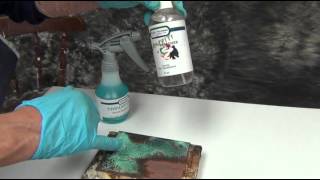 Graffiti Remover removing patina [upl. by Akeem]