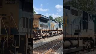 CSX C408WM 7799 Active Stored amp Relocated csx railroad railway railfanning shorts [upl. by Festus]