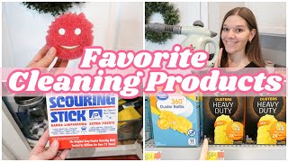 FAVORITE CLEANING PRODUCTS 2023  BEST CLEANING PRODUCTS RachPlusFive [upl. by Humble]