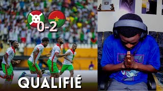 BURUNDI 02 BURKINA FASO  LES ÉTALONS VALIDENT LEUR TICKET POUR LA CAN 2025 [upl. by Farhi]