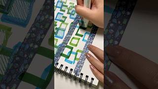 Satisfying ASMR Marker Sounds  Easy amp Relaxing Doodle Art [upl. by Mcnalley]