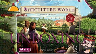 Board Game Unboxing Viticulture World a solitaire and cooperative expansion for Viticulture [upl. by Nibot]