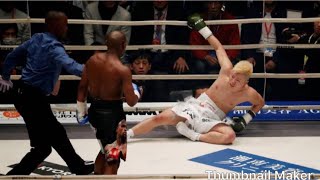 floyd mayweather vs tenshin nasukawa LUTA COMPLETA [upl. by Alper]