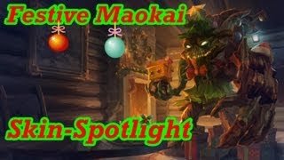 Festive Maokai  Skin Spotlight [upl. by Ramirol95]