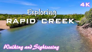 Rapid Creek Darwin NT Australia 🇦🇺 2024 Exploring Walk Tour  Beach Footbridge and Fishing Platform [upl. by Sonitnatsnoc]