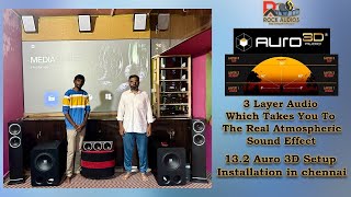 Auro 3d 132 Channel Installation And Calibration In chennai auro3d dolbyatmos RockAudios [upl. by Baird]