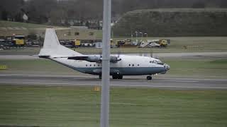 Cavok air AN12 URCBG Arrival into BHX [upl. by Anthiathia]