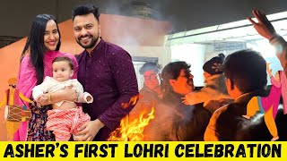 Ashers FIRST LOHRI Celebration ❤️ [upl. by Goode695]