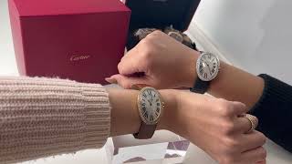 Cartier Baignoire XL Gold Diamond Ladies Watches Review  SwissWatchExpo [upl. by Barker442]