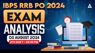 IBPS RRB PO Exam Analysis 2024  RRB PO 4th Shift Analysis  Asked Questions amp Expected Cut Off [upl. by Ruhnke907]