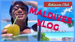 MALDIVES TRAVEL VLOG Come with me to ROBINSON CLUB MALDIVES [upl. by Annehcu]