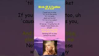 Billie Eilish  BIRDS OF A FEATHER Lyrics shorts [upl. by Eiramanel]