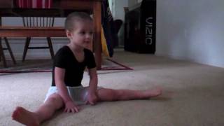 2 Year Old Hayley Doing Ballet Dance WK 22 [upl. by Esinert]