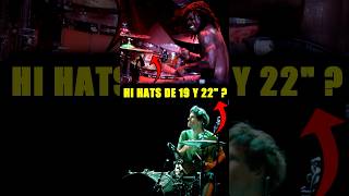 Bateristas Que USAN Hi Hats GRANDES 😱 Que Otro Conoces  👇 [upl. by Akimyt]